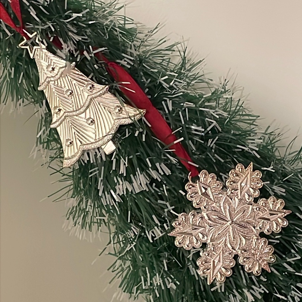 Lenox Charm Christmas Ornament set of 2